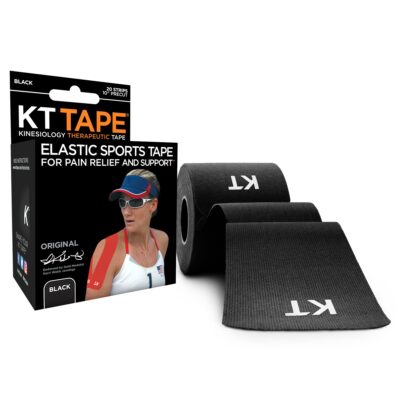 Kineziološki trak KT TAPE® Original Črna, 5m x 5cm precut-prednarezani